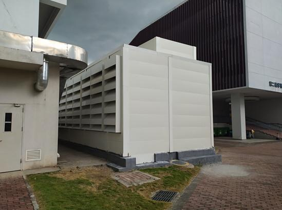 Рашэнні па кантролі шуму цэнтральнай градзірні кандыцыянера